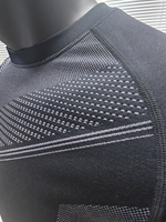 T-shirt de compression tricoté sur mesure pour homme, haute élasticité, séchage rapide, respirant, sans coutures, pour la course et le fitness