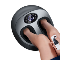 Shiatsu Fußmassagegerät mit Luftkompression, Wärme, Infrarot, Vibration und Rollen für Fuß, Bein und Wade zur Schmerzlinderung