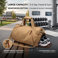 Sac de voyage et de sport imperméable personnalisé avec logo, doublé, pour hommes et femmes