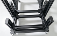 Profilé en aluminium extrudé 40120 pour cadre de cockpit de simulation de course avec support d'écran et plateau pour PC |   Support de simulateur de course réglable DIY