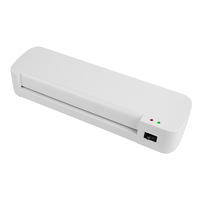 Laminateur à rouleaux chauffant ZEQUAN ZQ-824, applicateur de revêtement adhésif pour photos, papier A4/A5/A6, usage domestique/écolier, 220-240V/110-120V 200W