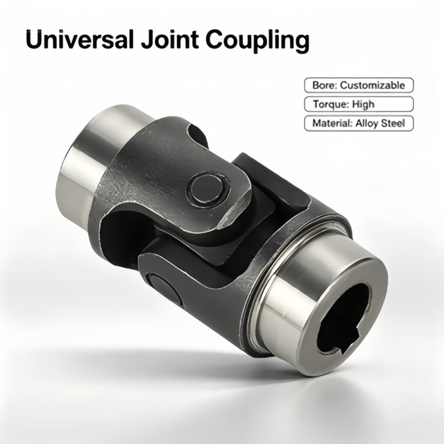 Precision Universal Joint Coupling | High Torque Smooth Rotation Universal Joint for Industrial Transmission