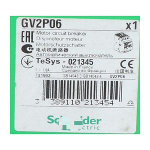 Disjoncteur électrique GV2P06 Nouveau NFP scellé - Product Image 2