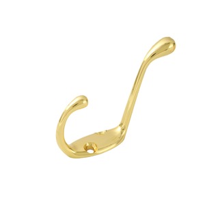 Zhanyuan Wall Mounted Wardrobe <b>Hook</b> Polished Heavy Duty Corner Shape Die Cast Hardware For Cabinet <b>Kitchen</b> Door Storage - Product Image 4