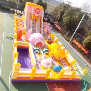 Combo de tobogán de gorila seco húmedo de grado comercial, gran oferta, casa de columpio inflable con tobogán, castillo hinchable para saltar para fiesta de alquiler - Product Image 3