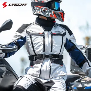 LYSCHY摩托车长骑行套装冬季保暖防水三合一摩托车骑手拉力套装新款LY-3008骑行夹克