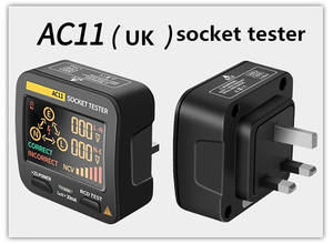 Testeur de tension intelligent de prise de courant AC11, nouveau testeur numérique de Test Rcd NCV, prise US/UK/EU/AU, sans Phase - Product Image 4