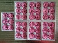 Bunga Mawar Alami Awet Berkualitas Tinggi Grade A Diameter 5~6cm Multi-warna Grosir HFloral untuk Dekorasi Natal