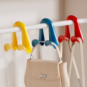 Mind Creation <b>Bag</b> <b>Hook</b> Double <b>Hook</b> Hanging Space Saving Simple Design <b>For</b> Household Desk <b>Table</b> Use - Product Image 1