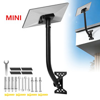 Kit de montage mural et de fixation au toit Huastlink HC-MN7 pour antenne Starlink Mini, adaptateur de tuyau métallique, support