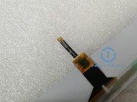 Écran tactile capacitif de 4,3 pouces, sérigraphié blanc, double face, trempé, sans halogène, pour IHM industrielle