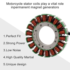 GOOFIT Générateur de moteur de moto Magneto Stator Bobine de remplacement pour <span class=keywords><strong>Yamaha</strong></span> BT1100 <span class=keywords><strong>Bulldog</strong></span> <span class=keywords><strong>Yamaha</strong></span> XVS1100 - Product Image 2