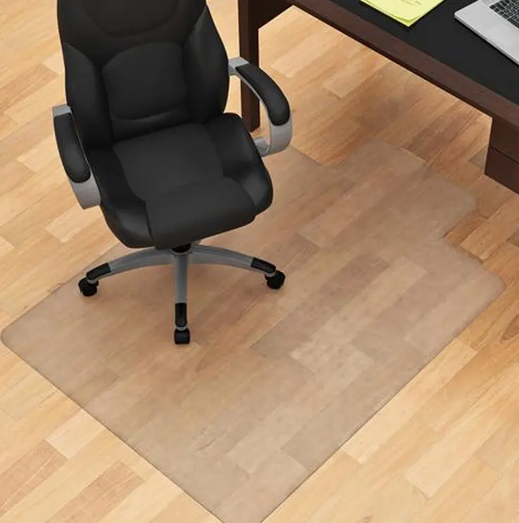 Tapis de chaise en pp léger et transparent, pour sol de bureau