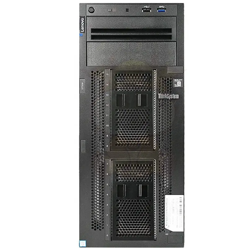 ST550 GPU אחסון ביצועים גבוהים Lenovo מגדל מחשב שרת מקרה Xeon כסף מעבד מקורי (להגדרה)