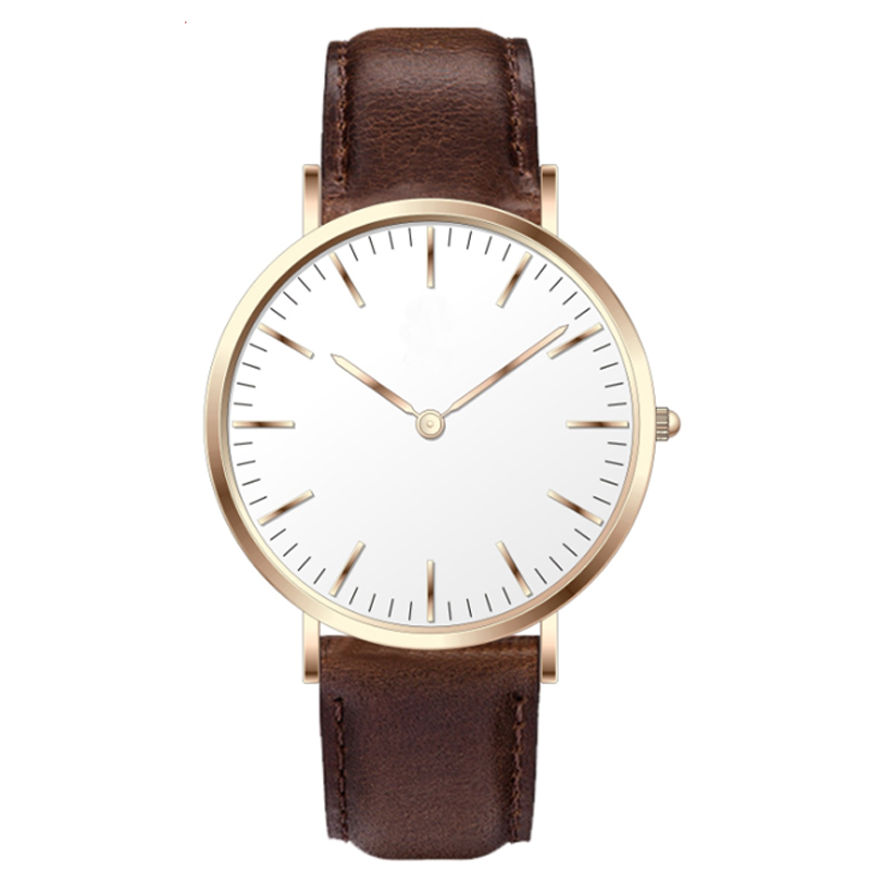 Oro rosa con quadrante bianco