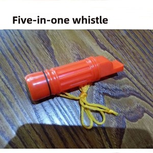 <span class=keywords><strong>อุปกรณ์</strong></span>ฝึกอบรมเอา<span class=keywords><strong>ชีวิต</strong></span>รอดกลางแจ้งแบบพกพา 5-in-1 พร้อมนกหวีด หินเหล็กไฟ/กล่อง/กระจก/เข็มทิศ - Product Image 4
