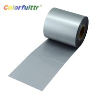 Gulungan Resin Termal Transfer Panas Kompatibel dengan Printer Label Oki dan Mesin Faks Ukuran Standar