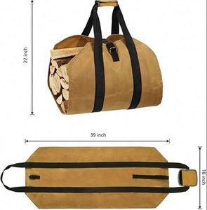 Échantillon Gratuit – Sac de Transport Pliant pour Bois de Chauffage en Toile, Ultra-Résistant - Product Image 4