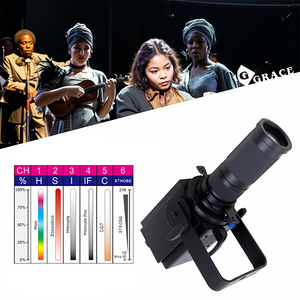 Igracelite RGBALC 6in1 CRI>96 Studio Leko Light Zoom PWM Mode LED Profil ellipsoïdal Stage - Product Image 1