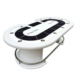 96 pouces Professionnel Texas Hold'em Poker Table <span class=keywords><strong>avec</strong></span> Concessionnaire Plateau et Porte-gobelets Personnalisé De Nombreuses Options - Product Image 4