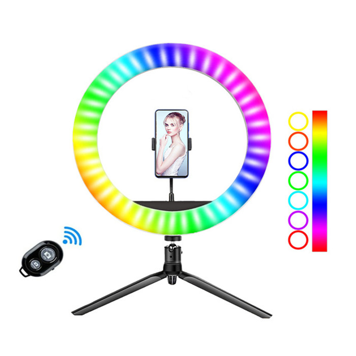 10 дюймов 26 см освещение для фотосъемки с регулируемой яркостью светодиодный кольцевой светильник для селфи для Vlog TikTok Youtube прямая трансляция
