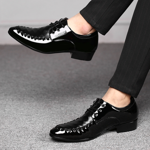 Zapatos De Vestir Para Hombres Men's Dress <strong>Leather</strong> Pointed Toe Shoes <strong>Italy</strong> 2026 Famous New Arrivals Shoes - Product Image 5