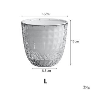 <span class=keywords><strong>Maceta</strong></span> de plástico transparente, <span class=keywords><strong>maceta</strong></span> autoabsorbente perezosa, planta hidropónica <span class=keywords><strong>sin</strong></span> riego - Product Image 6