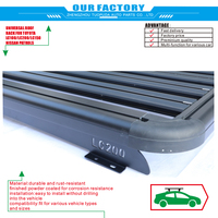 COUVERCLES DE TOIT UNIVERSELS TONNEAU Panier monté sur le toit pour TOYOTA LC100 LC150 LC200 NISSAN PATROL