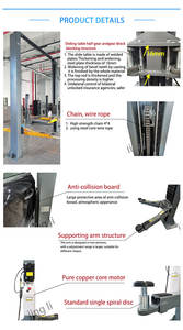 Pont portique hydraulique approuvé CE type 6 tonnes plancher clair 2 poteaux élévateur de voiture pour <span class=keywords><strong>garage</strong></span> - Product Image 4