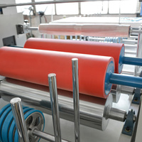 Máquina Laminadora de Calor de Doble Rodillo Ajustable para Perfiles de Aluminio, para Paneles de Pared Integrados, Superficies de Melamina y PVC