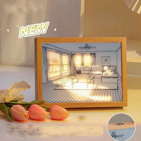 Portable cadre LED boîte à lumière Trace lumière Pad USB alimentation A4 papier traçage Table lumineuse pour artistes dessin croquis Animation