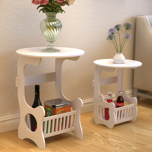 PVC gỗ-nhựa tấm không thấm nước nhỏ vòng Bàn cà phê góc ký túc xá sáng tạo bên bảng - Product Image 5