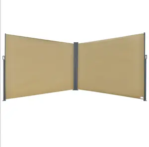 Parabrisas plegable retráctil personalizado <span class=keywords><strong>para</strong></span> exteriores, balcón, terraza, jardín, doble capa - Product Image 1