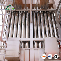 Filtre à fumée industriel en acier inoxydable de 5,5 mm pour échappement de grande cuisine centrale, efficacité de purification de 99 %