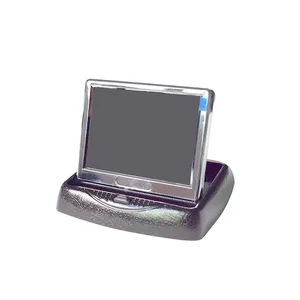 3.5 inch tft lcd screen car rearview folding monitor car dashboard monitor with wo-way video input reversing priority