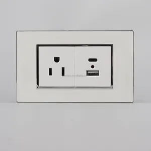 SHAOWU 118 15a American US power light electric wall socket usb-c manufacturer supplier