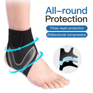 Tobillera de compresión de neopreno transpirable tobillera para hombres y mujeres manga de pie para Protección deportiva - Product Image 4