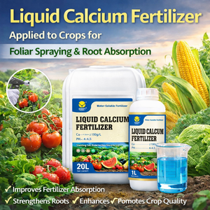 Fertilizante <span class=keywords><strong>L</strong></span>íquido de Calcio Soluble en Agua Azul <span class=keywords><strong>Ca</strong></span> ≥180g/<span class=keywords><strong>L</strong></span> Nutrición Vegetal para Árboles Frutales y Vegetales Riego por Goteo - Product Image 6
