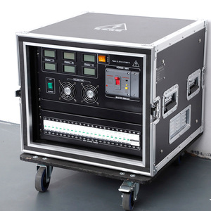 Power Supply Direct Box 24 Way Industrial <b>Socket</b> Stage <b>Lighting</b> Power Distribution Cabinet With Wheels - Product Image 3