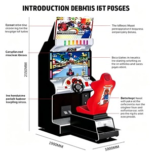 LeChen LC-3271113 Macchina da Corsa Arcade a Due Giocatori per GP DX, Simulatore di Gioco Commerciale a Moneta per Parchi Divertimento - Product Image 4