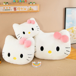 Kawaii Soft Kt Kat Gevulde Kussen Decoratief Pop Slaapkussen Best Verkopende Anime Cartoon Pluche Kussen Voor Meisjes Kinderen - Product Image 2