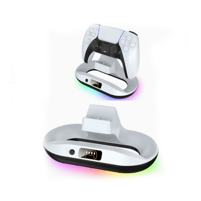 Single Controller Floating Charger Stand for PS5 RGB Ambient Light Touch Point Fast Charging Dock