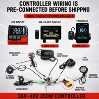 Kit de conversion de vélo électrique 350W, double tension 36V/48V, batterie 10Ah en forme de bouteille d'eau, moteur de moyeu, kit de réaménagement de vélo électrique