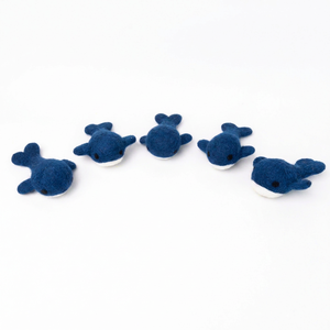 Adorno de Ballena de Fieltro Agujado al por Mayor, Decoración Náutica Oceánica Hecha a Mano para Colgar, Set de Regalo de Navidad - Product Image 2