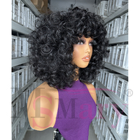 Perruque de Gros SDD Cheveux Humains Bouclés Faite à la Main Densité Maximale, Cheveux Vierge Indiens Bruts Aligné Cuticule Fournisseur