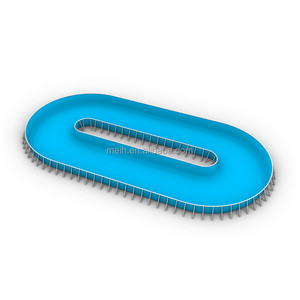 <span class=keywords><strong>Piscine</strong></span> commerciale de forme ovale <span class=keywords><strong>hors</strong></span> <span class=keywords><strong>sol</strong></span> en acier inoxydable et cadre en PVC robuste pour une utilisation dans un parc aquatique - Product Image 1