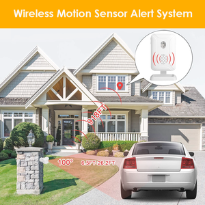 Bem-vindo sem fio campainha infravermelho PIR movimento <span class=keywords><strong>detector</strong></span> sensor visitante alarme aviso campainha - Product Image 5