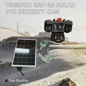 Telecamera di Sicurezza PTZ 4G Solare da Esterno 6MP con Tre Obiettivi, Audio Bidirezionale e Sensore CMOS - Product Image 2