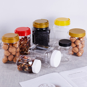 Trong Suốt Pet Nhựa Thức Ăn Vật Nuôi Chai Cho Các Loại Hạt Hạt Hàng Khô <span class=keywords><strong>Cyber</strong></span> Người Nổi Tiếng Thực Phẩm <span class=keywords><strong>Jar</strong></span> - Product Image 2