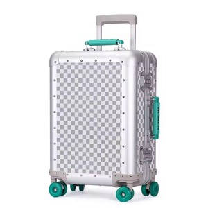 <span class=keywords><strong>Valise</strong></span> de Voyage Luxe Exclusive Distributeur 2025 – <span class=keywords><strong>Valise</strong></span> Rigide en Aluminium Intégral avec Panneaux en Aluminium, Format Voyage Pratique, en Polyester - Product Image 1